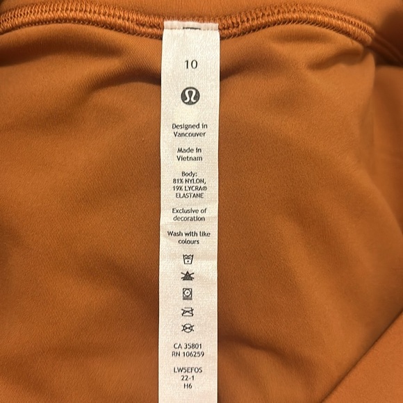 Lululemon Throwback Colorblock Astro Pant Legging NWT Size 10 - Picture 10 of 11